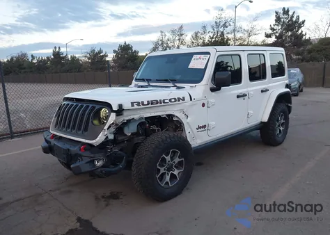2022 Jeep Wrangler Unlimited Rubicon 4X4 z USA, uszkodzony, nr VIN 1C4HJXFG2NW119380